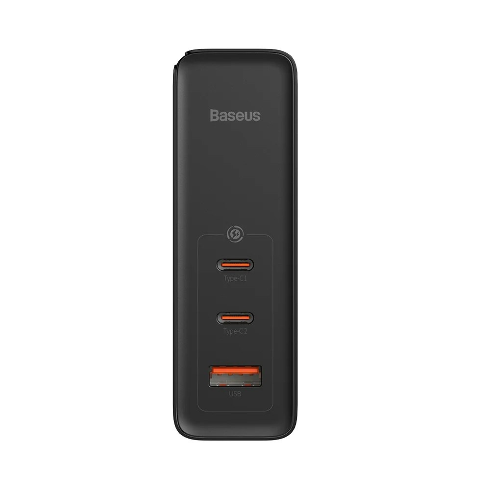 Baseus GaN5 Pro 140W Snabbladdare 2xUSB-C + USB Svart