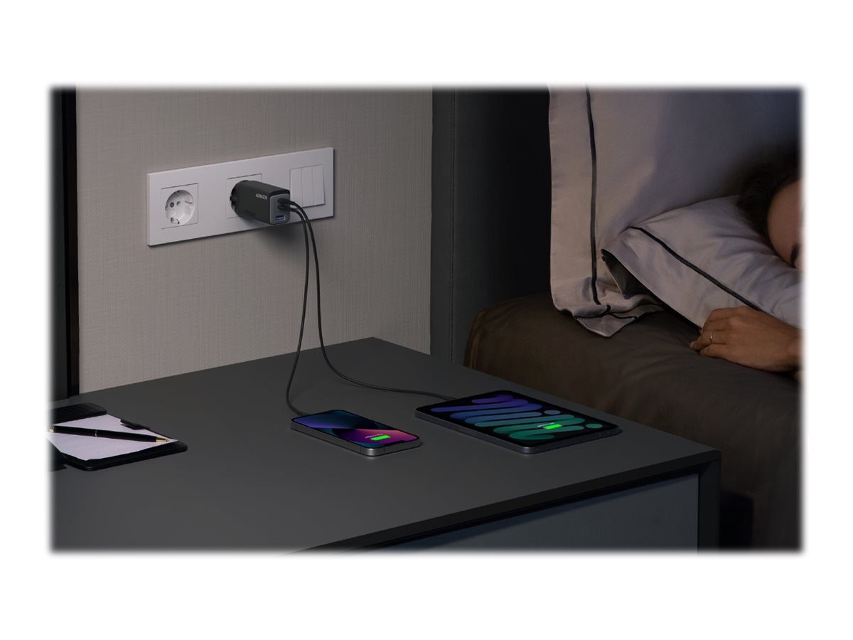 Anker GaN Prime III 65W laddare Svart
