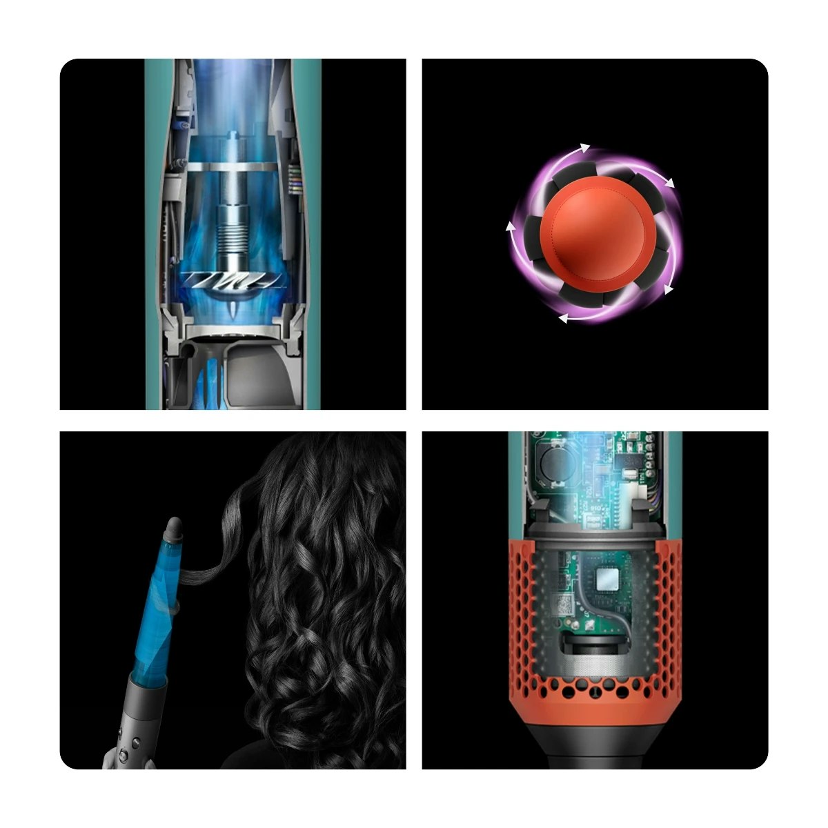 Dyson Airwrap i.d. Complete Long multistyler och hårtork, Ceramic Patina/Topaz