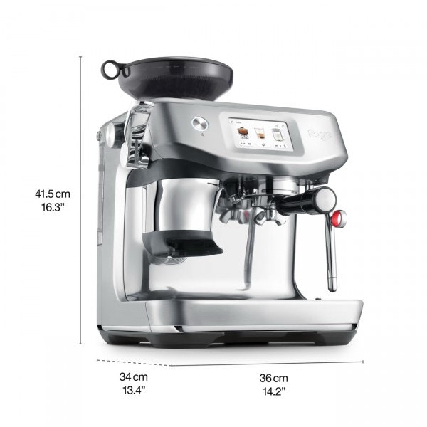 Sage Barista Touch Impress Manuell Espressomaskin 61160219 Rostfritt stål