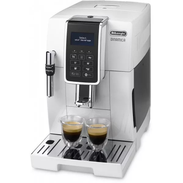 De’Longhi Dinamica ECAM350.35.W Espressomaskin med inbyggd kvarn