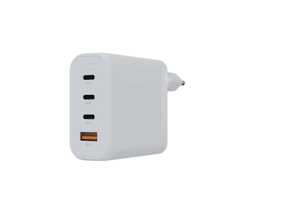 Xtorm 140W GaN2 Ultra Hemladdare 3xUSB-C/USB-A Vit
