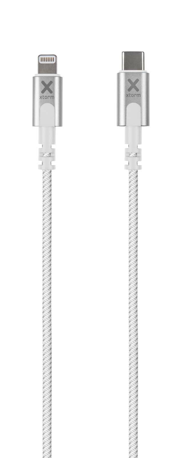 Xtorm Premium USB-C / Lightning kabel 1m Vit