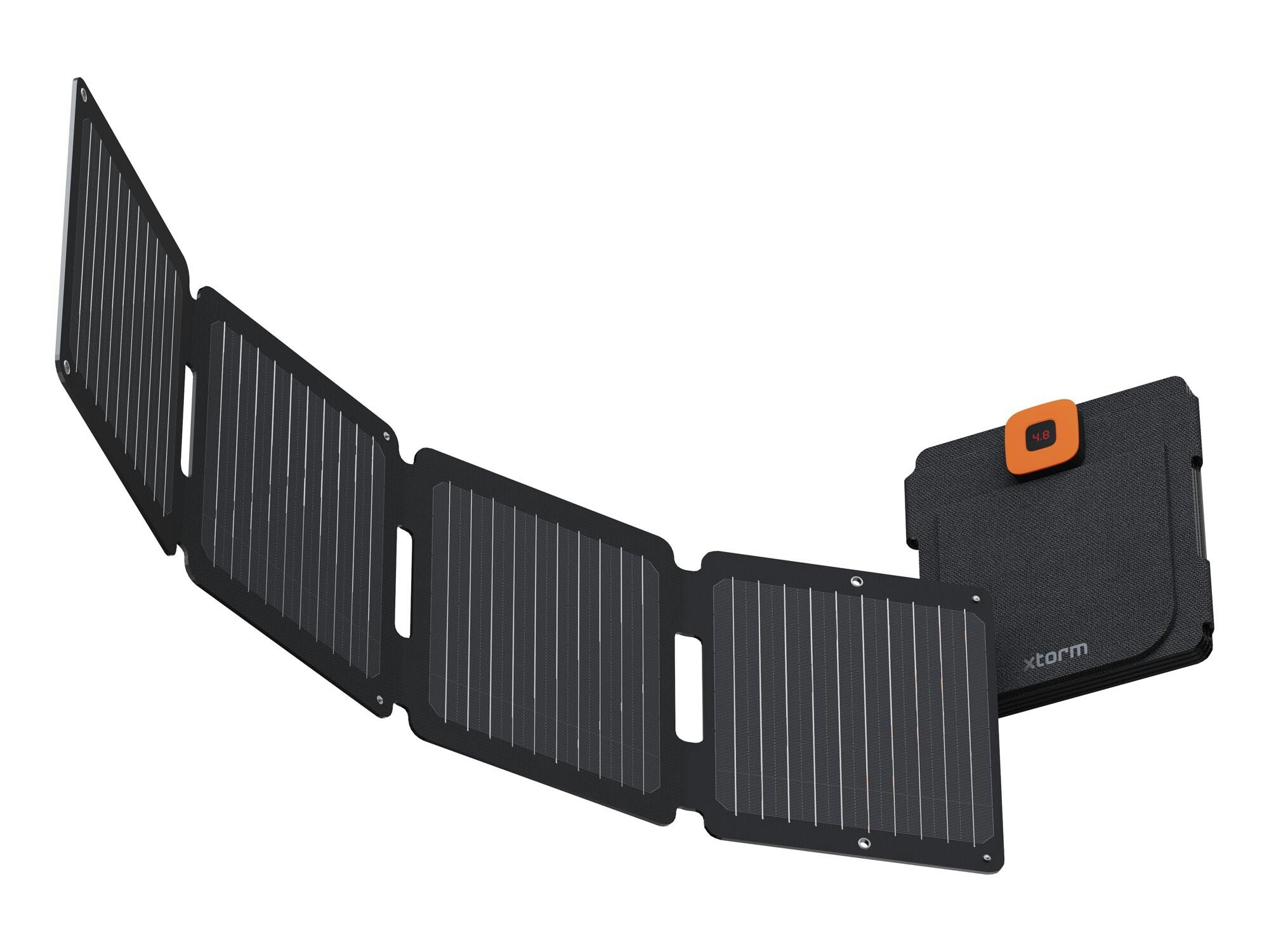 Xtorm Kraftfull 28W Solcellspanel IPX4 USB-C/A utgångar