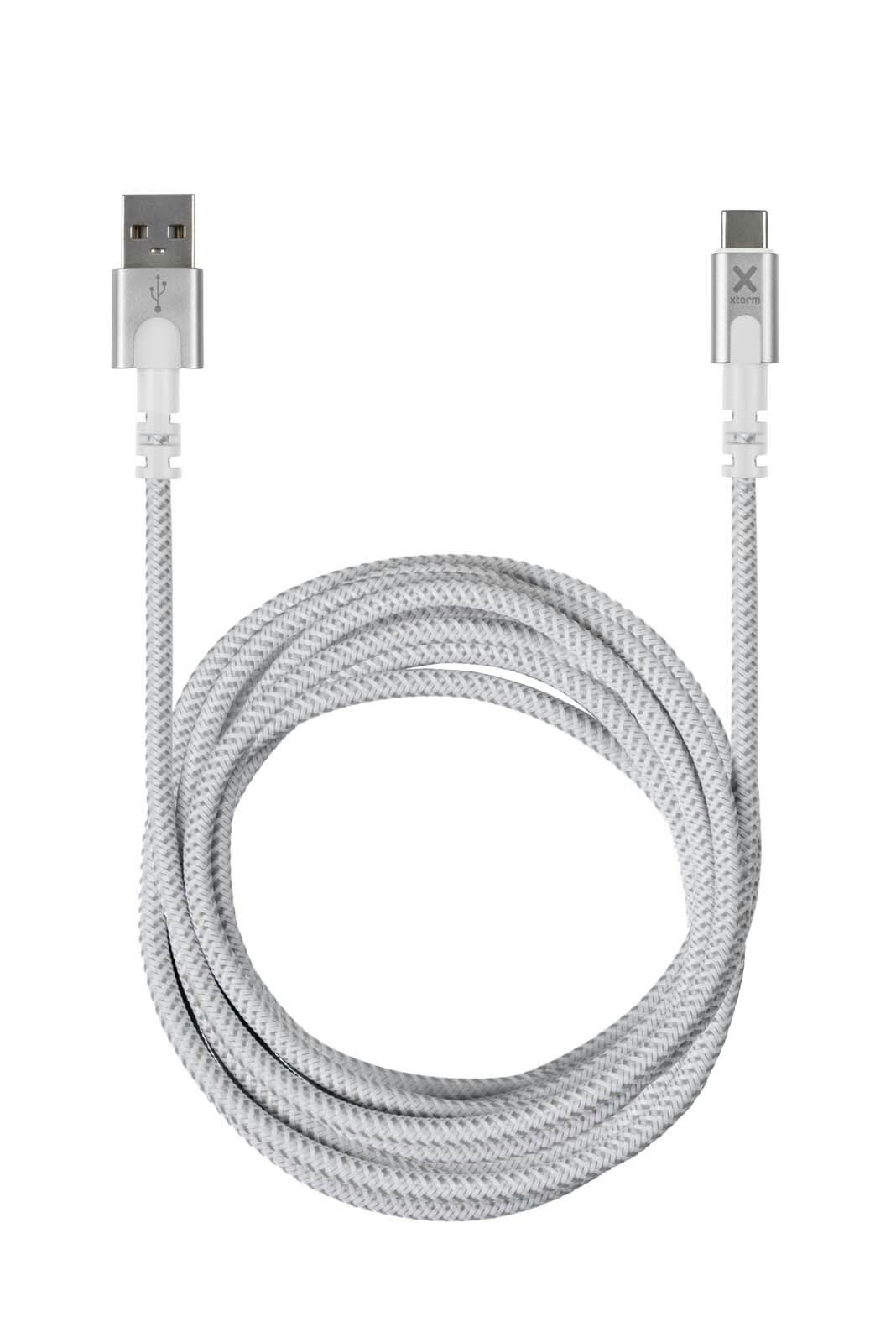 Xtorm Premium USB-A / USB-C kabel 3m Vit