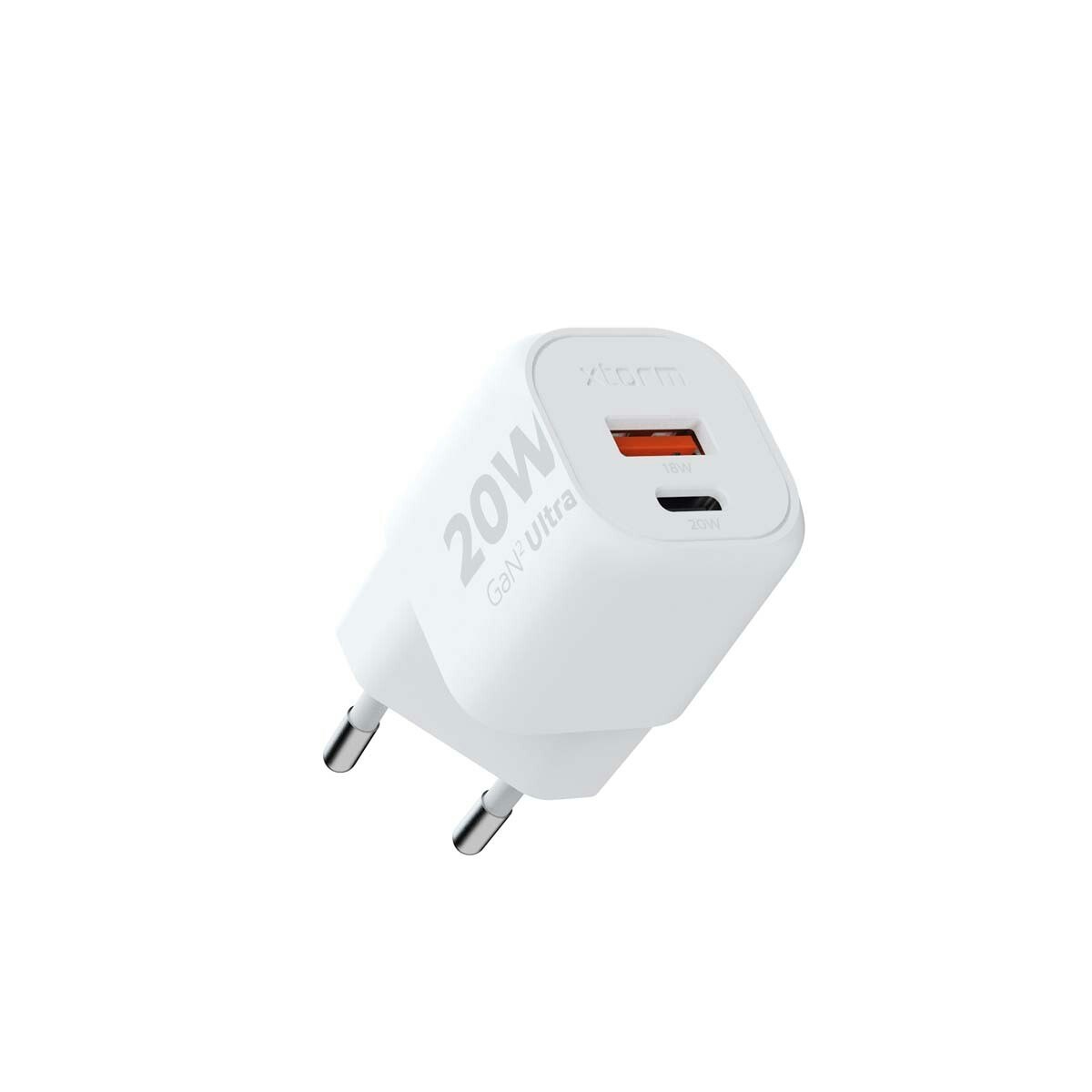 Xtorm 20W GaN2 Ultra Hemladdare USB-C PD/USB-A Vit