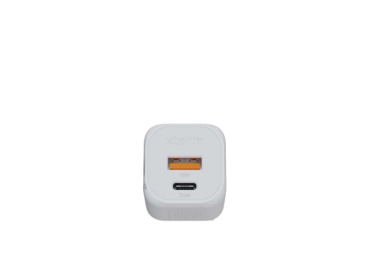 Xtorm 20W GaN2 Ultra Hemladdare USB-C PD/USB-A Vit
