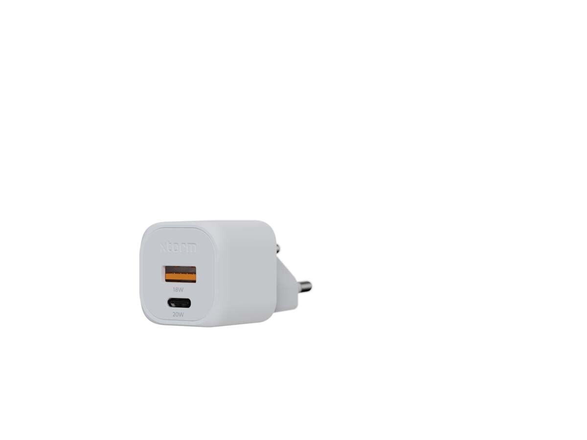 Xtorm 20W GaN2 Ultra Hemladdare USB-C PD/USB-A Vit