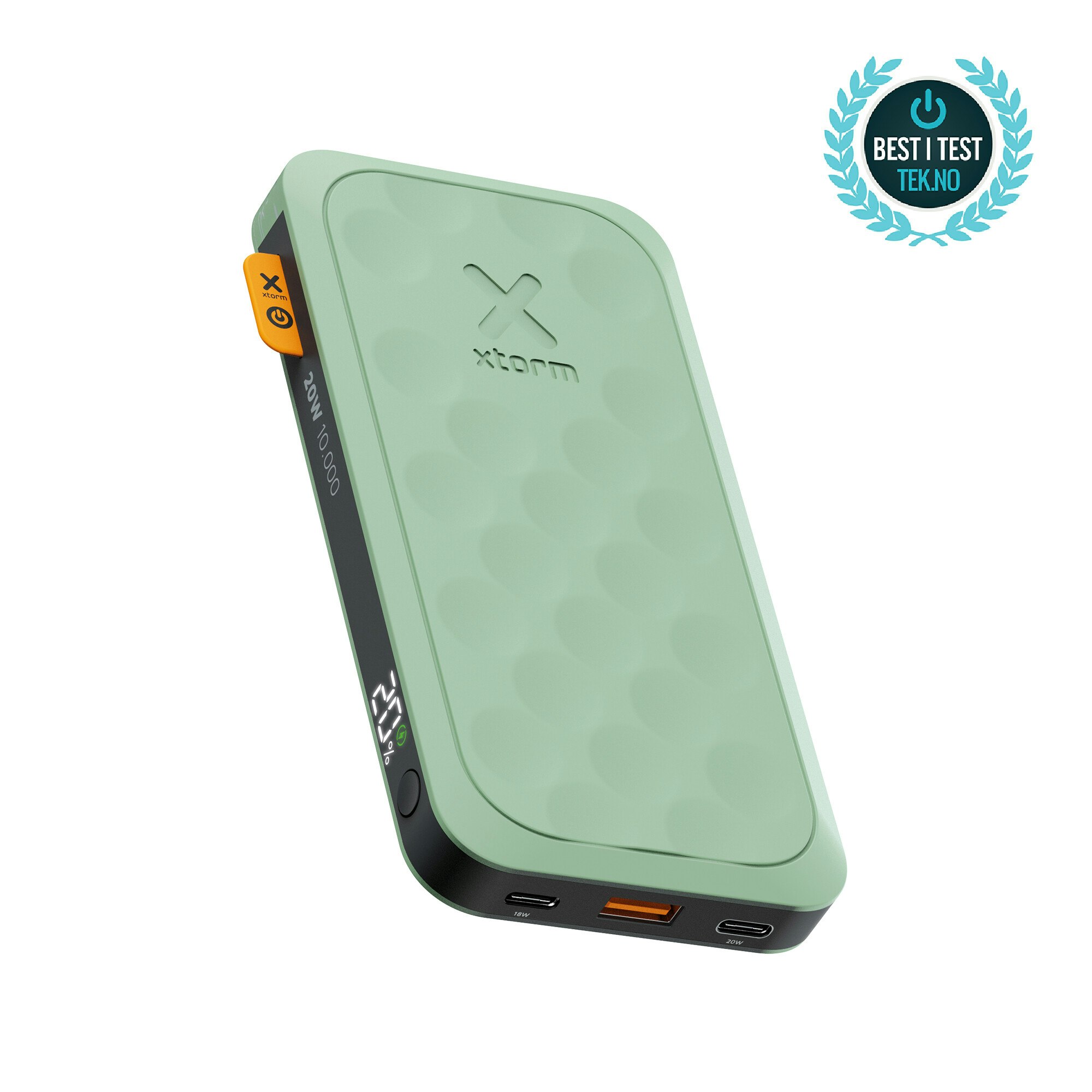 Xtorm Power Bank USB-C PD 20W 10.000mAh/2xUSB-C Grön