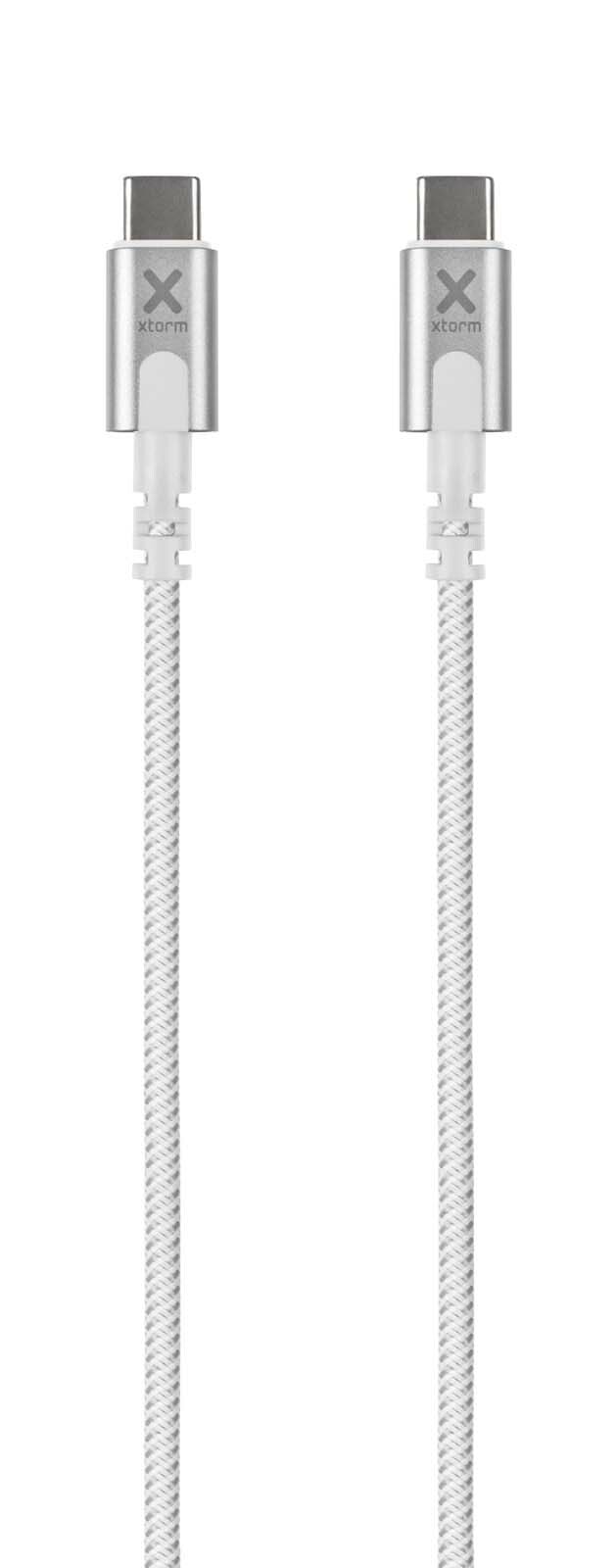 Xtorm Premium USB-C / USB-C PD 100W kabel 2m Vit