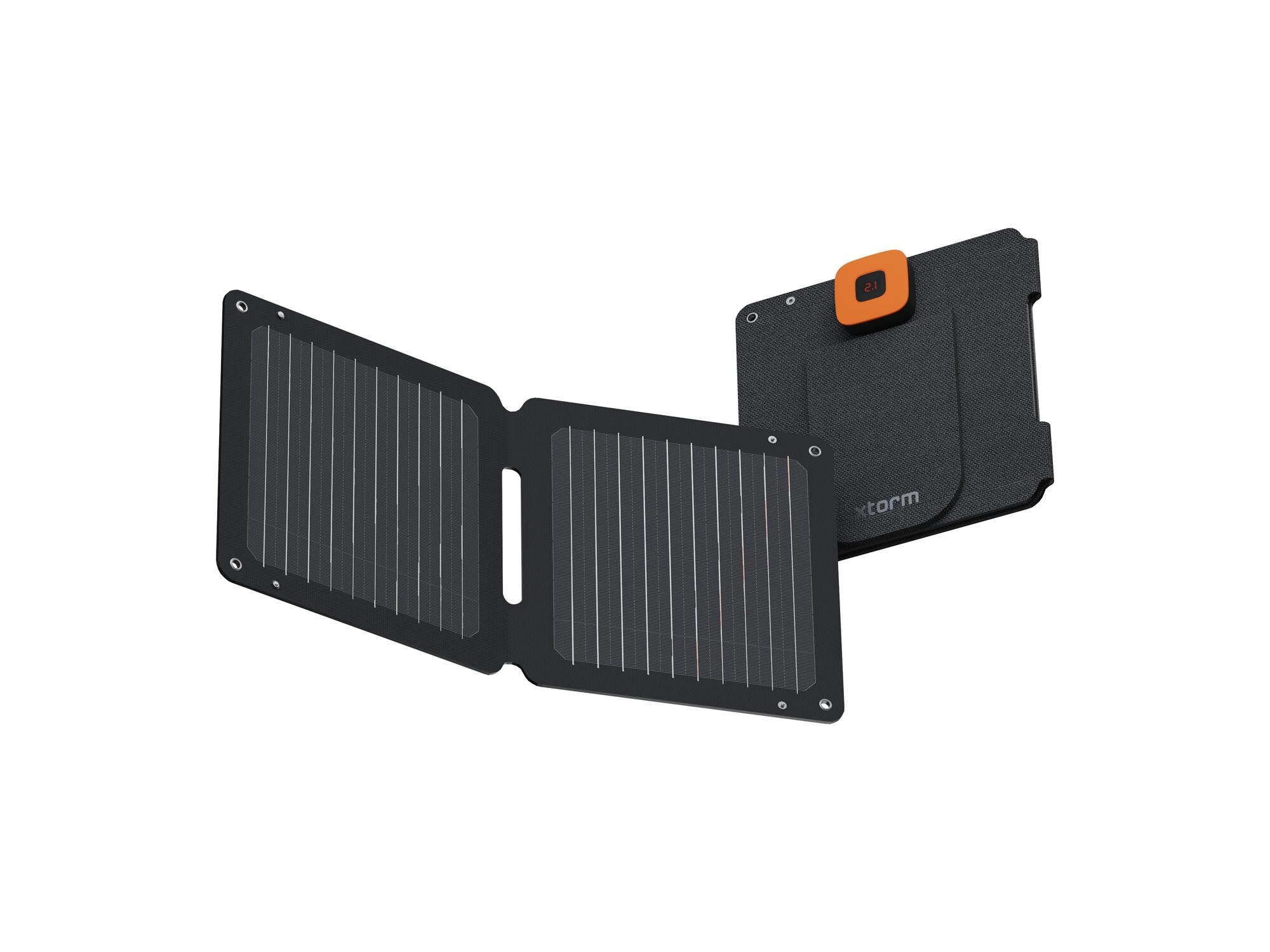 Xtorm Kraftfull 14W Solcellspanel IPX4 USB-C/A utgångar