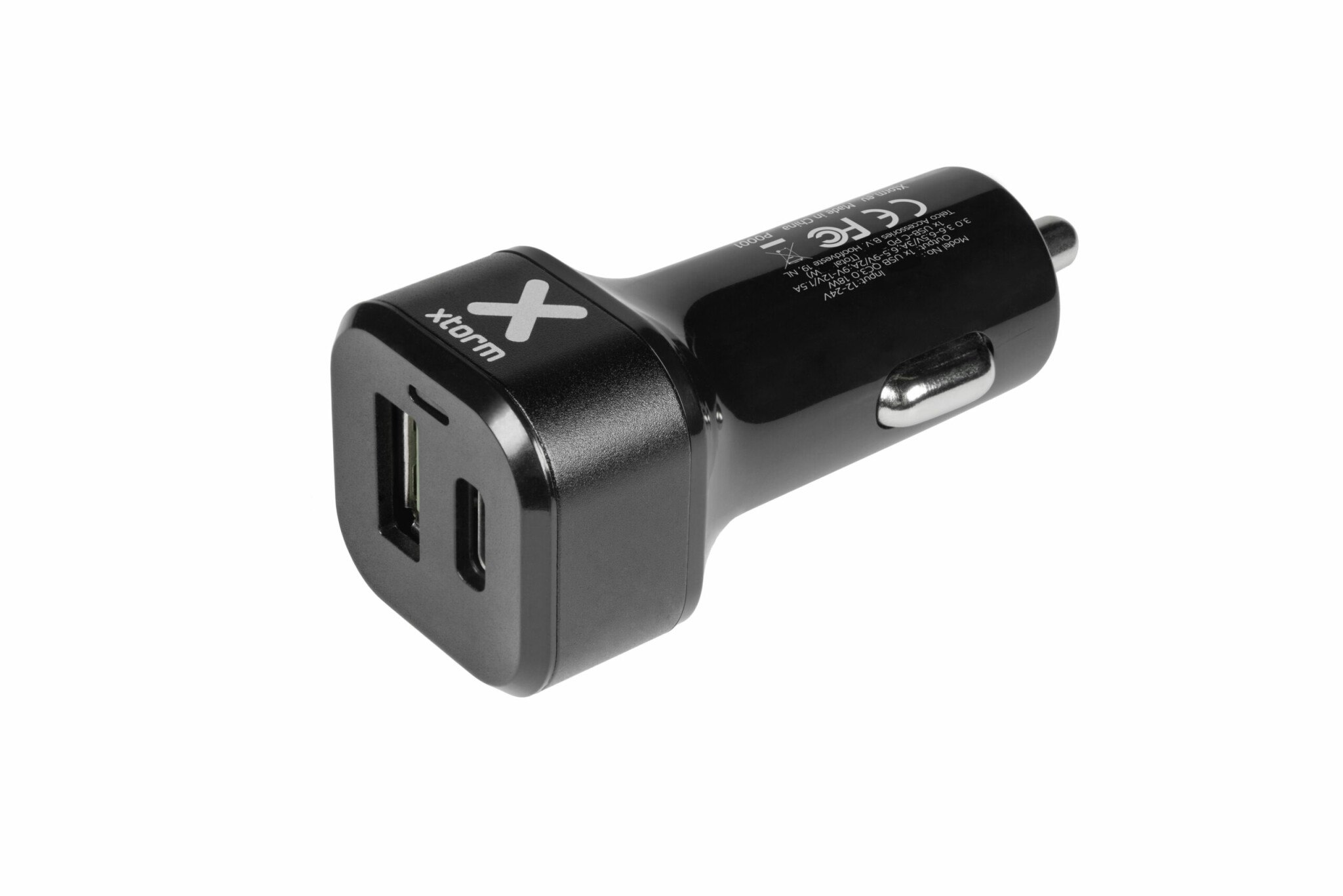 Xtorm Snabb Billaddare USB-C PD 30W & USB QC3.0 18W