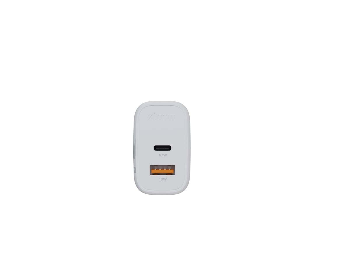 Xtorm 67W GaN2 Ultra Hemladdare USB-C PD/USB-A Vit