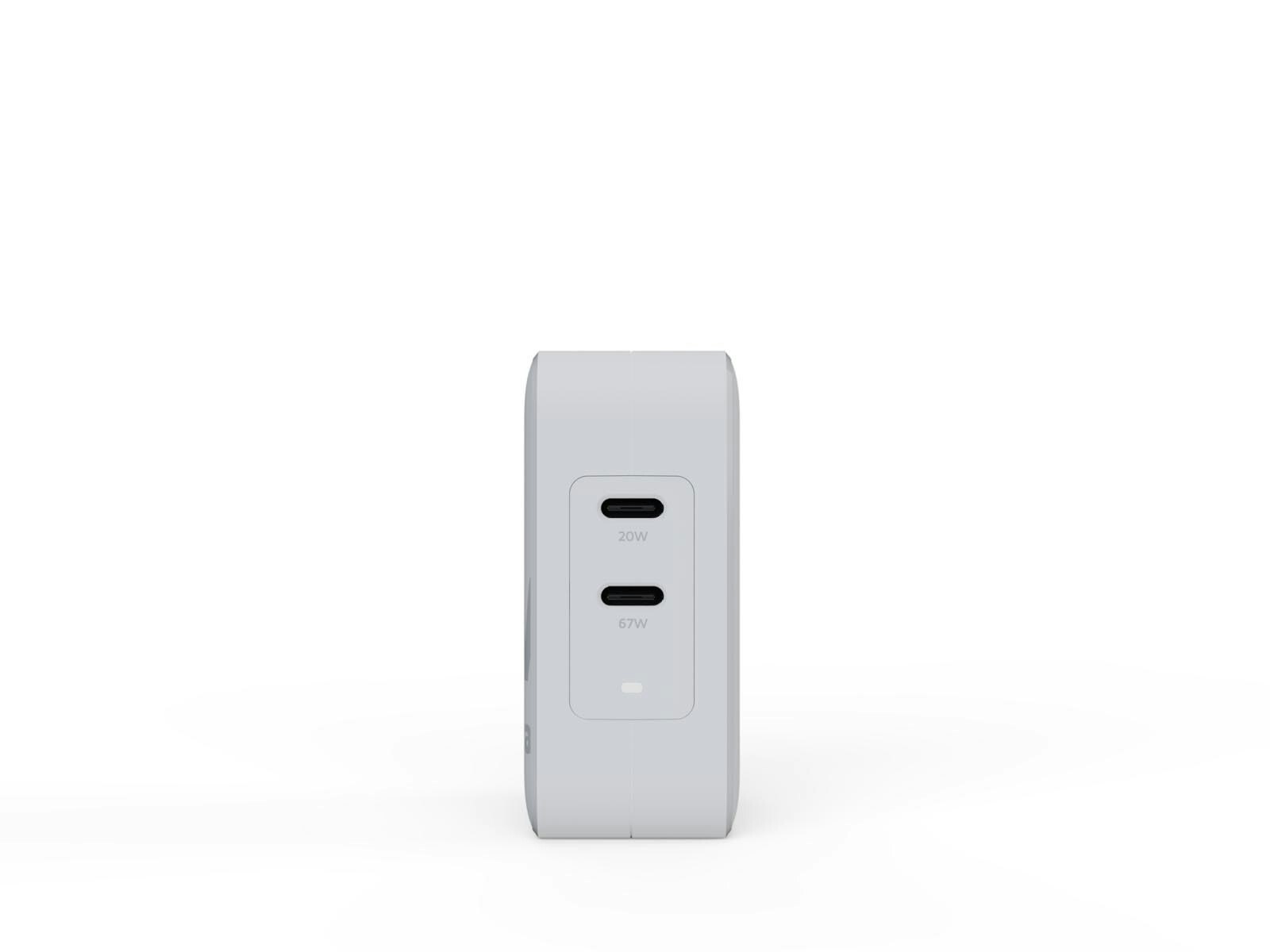 Xtorm 67W GaN-Ultra Reseladdare/USB-C PD kabel Vit