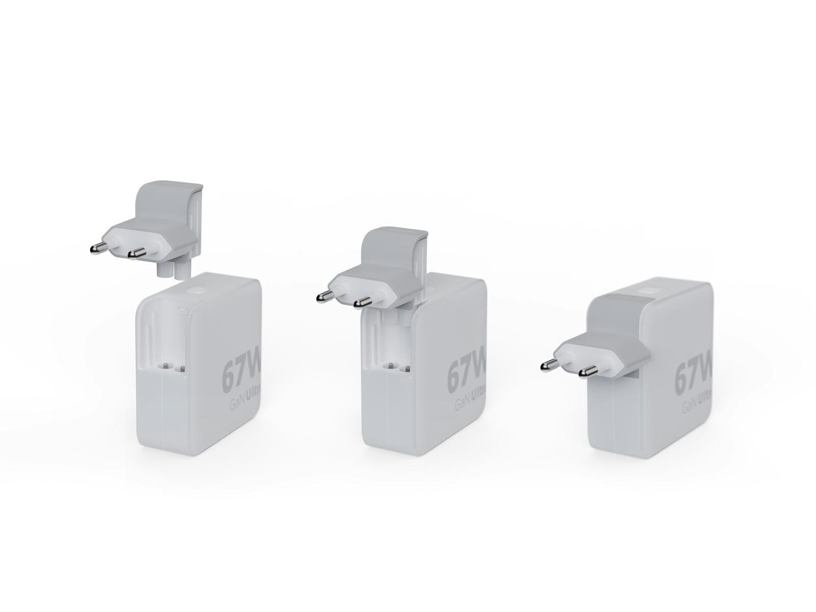 Xtorm 67W GaN-Ultra Reseladdare/USB-C PD kabel Vit