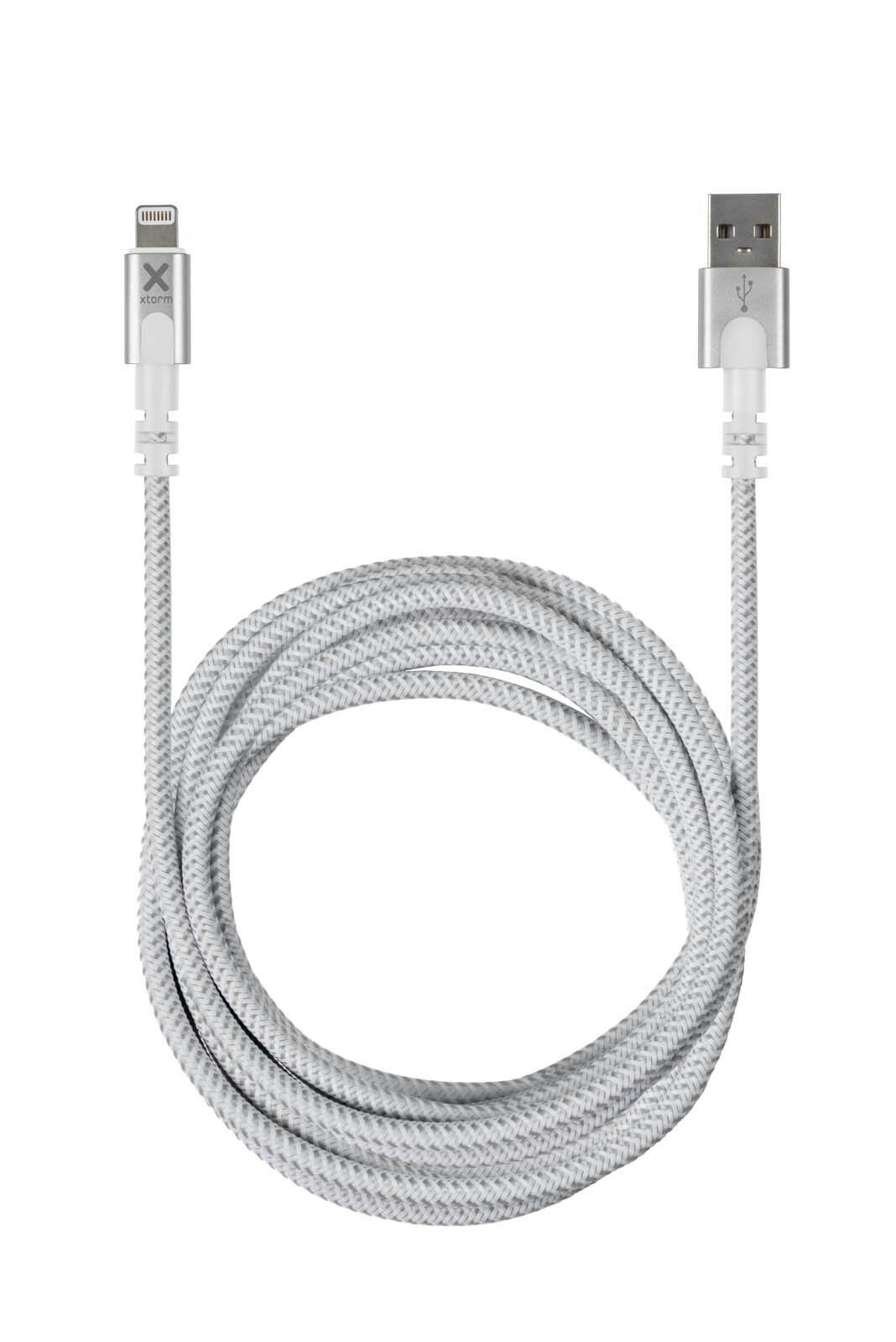 Xtorm Premium USB-A / Lightning kabel 3m Vit