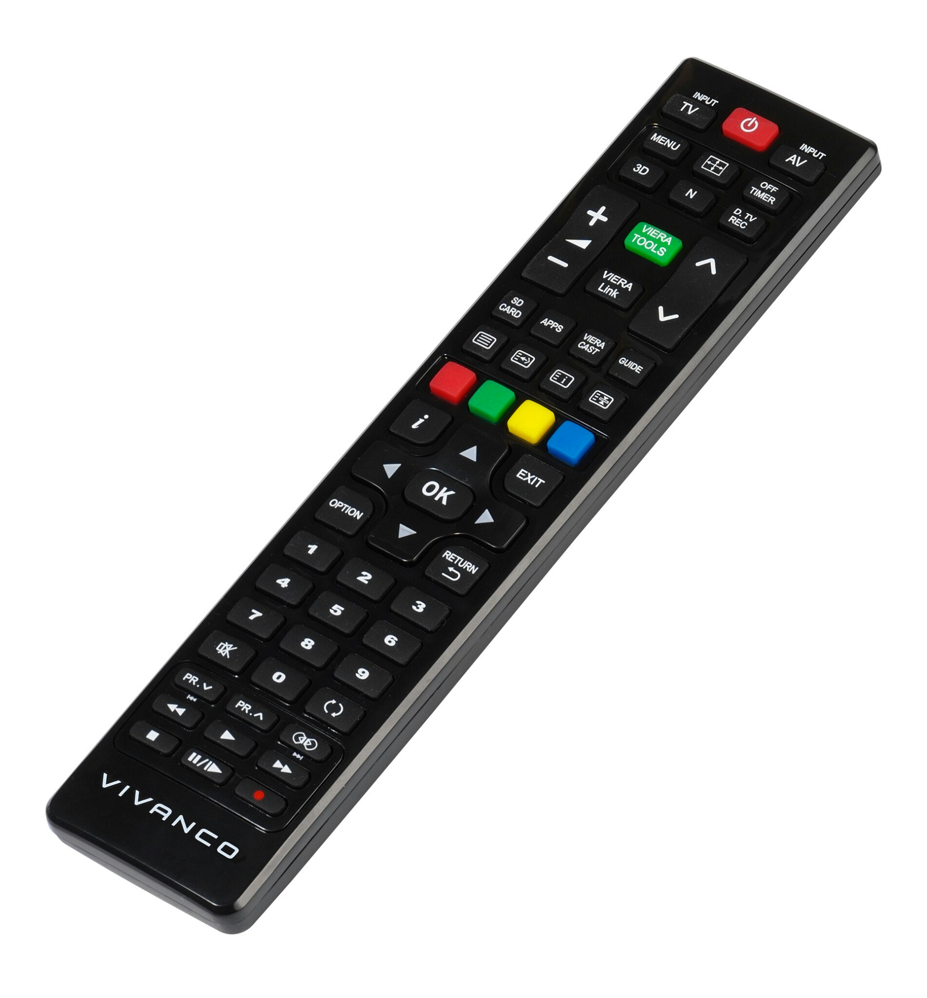 Vivanco Ersättningsfjärrkontroll Panasonic TV
