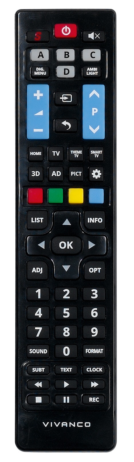 Vivanco Ersättningsfjärrkontroll Philips TV