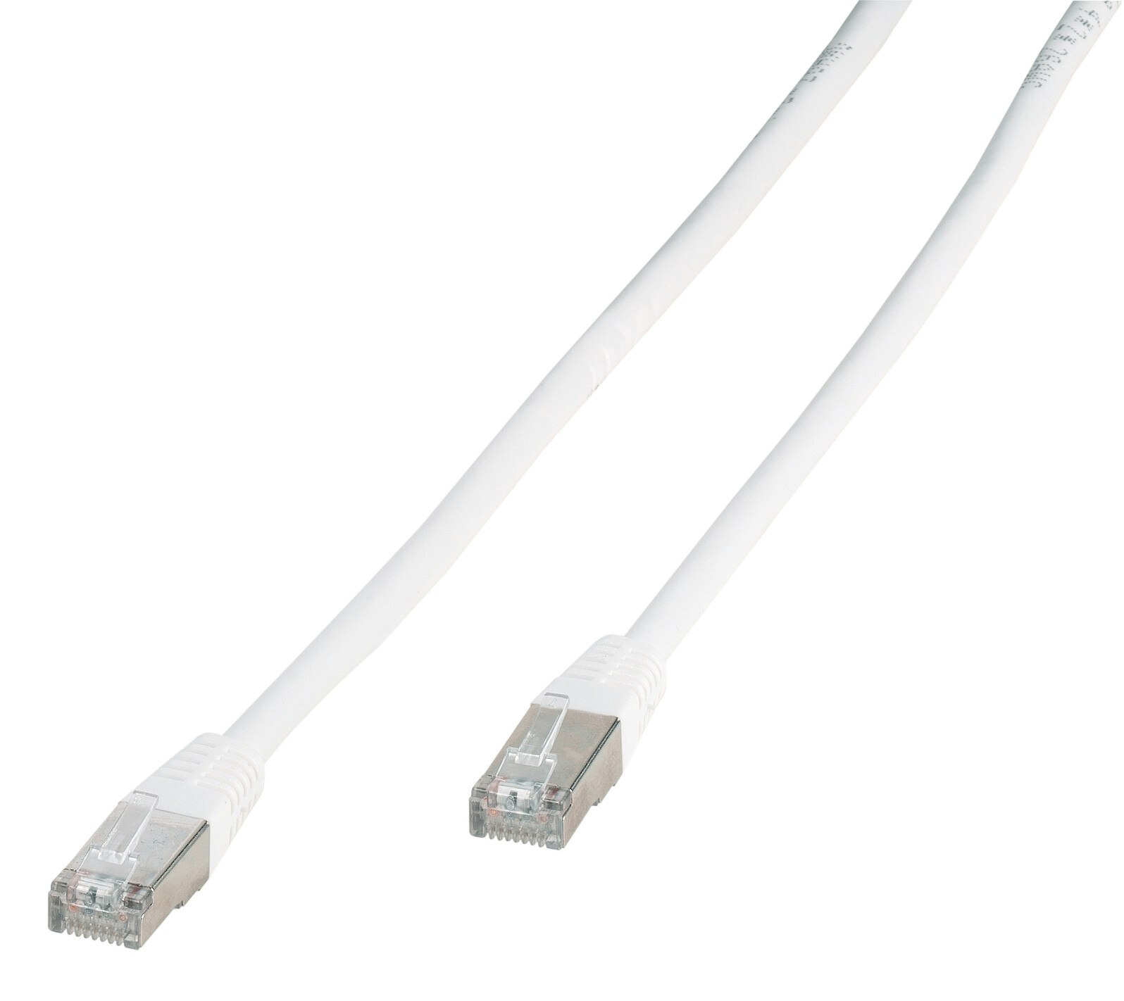 Vivanco Nätverkskabel, CAT6, 2m Vit