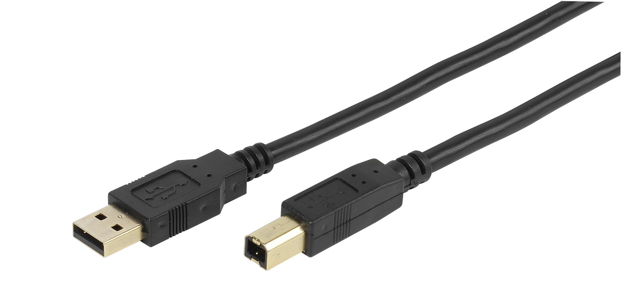 Vivanco Datakabel USB 2.0 A hane <-> B hane 3m certifierad