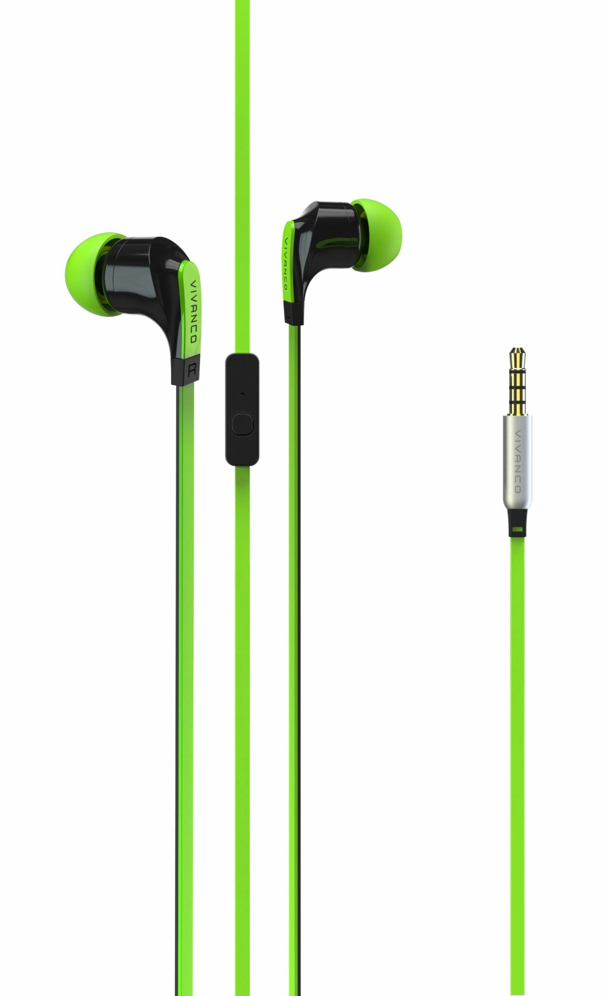 Vivanco Plugin Stereo Smartphone Headset, Grön