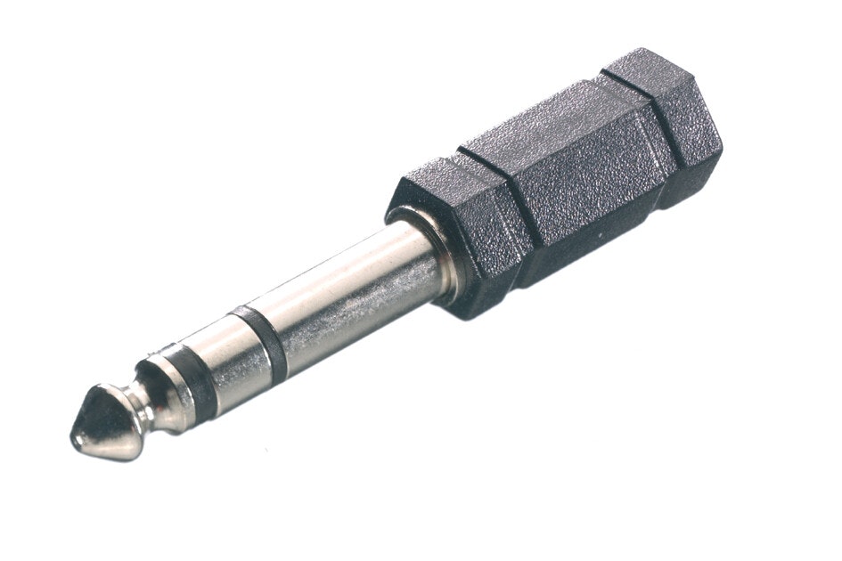 Vivanco Audioadapter, 1x6.3mm hane - 1x3.5mm hona