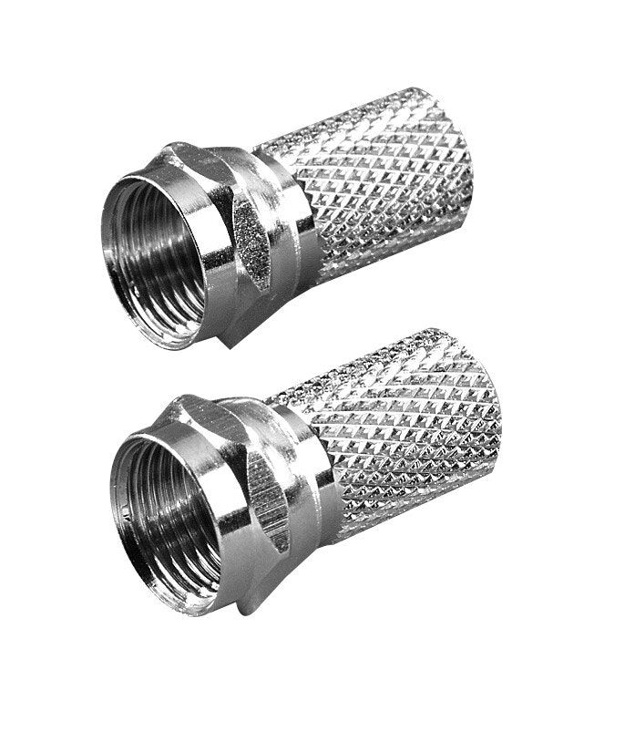 Vivanco F-Kontaktsförslutning 7mm, 2 st.