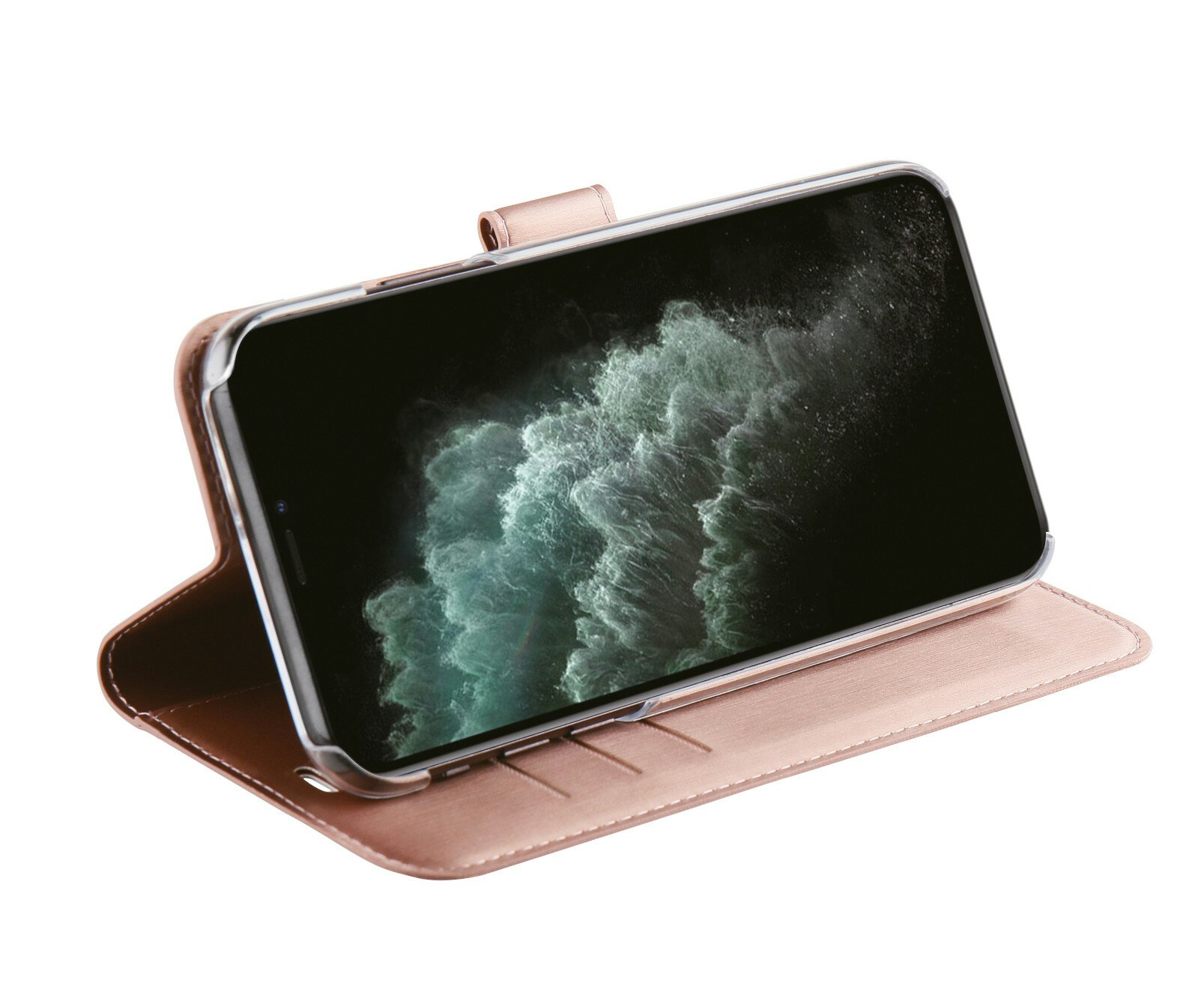 Vivanco Classic Plånboksfodral iPhone 11 Pro Rosa