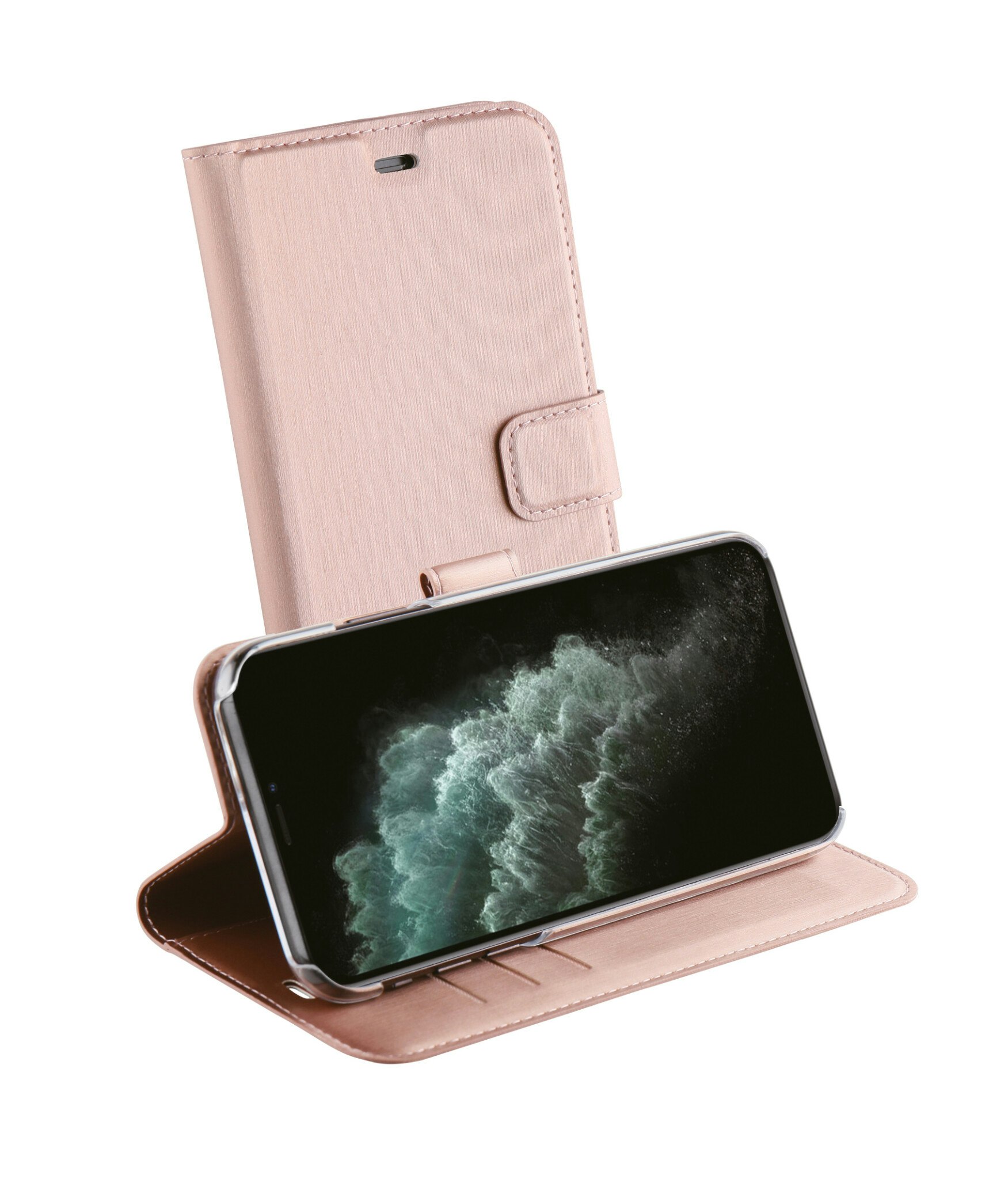 Vivanco Classic Plånboksfodral iPhone 11 Pro Rosa