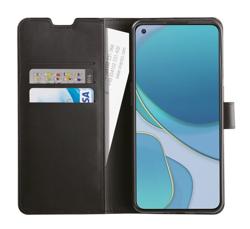 Vivanco Classic Plånboksfodral OnePlus 9 Pro Svart