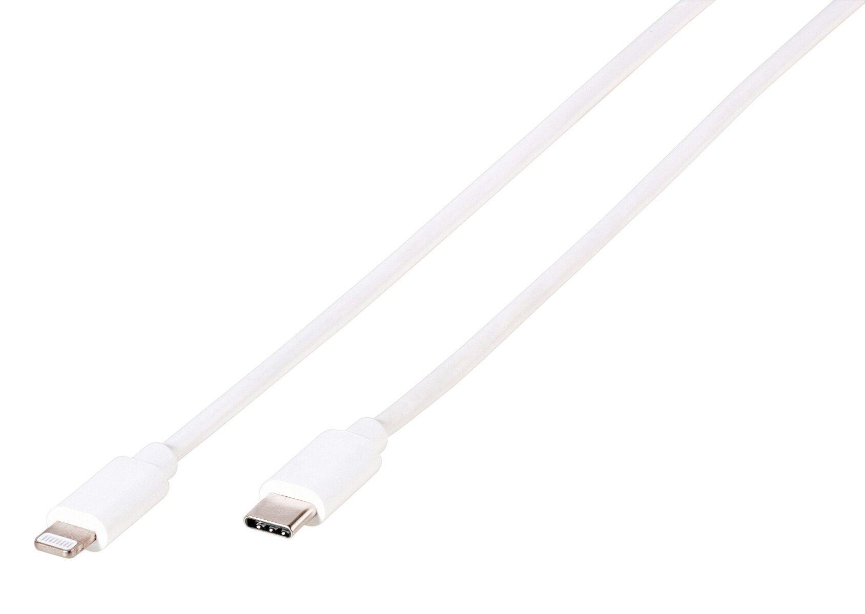 Vivanco USB-C Lightning kabel MFI 2m Vit