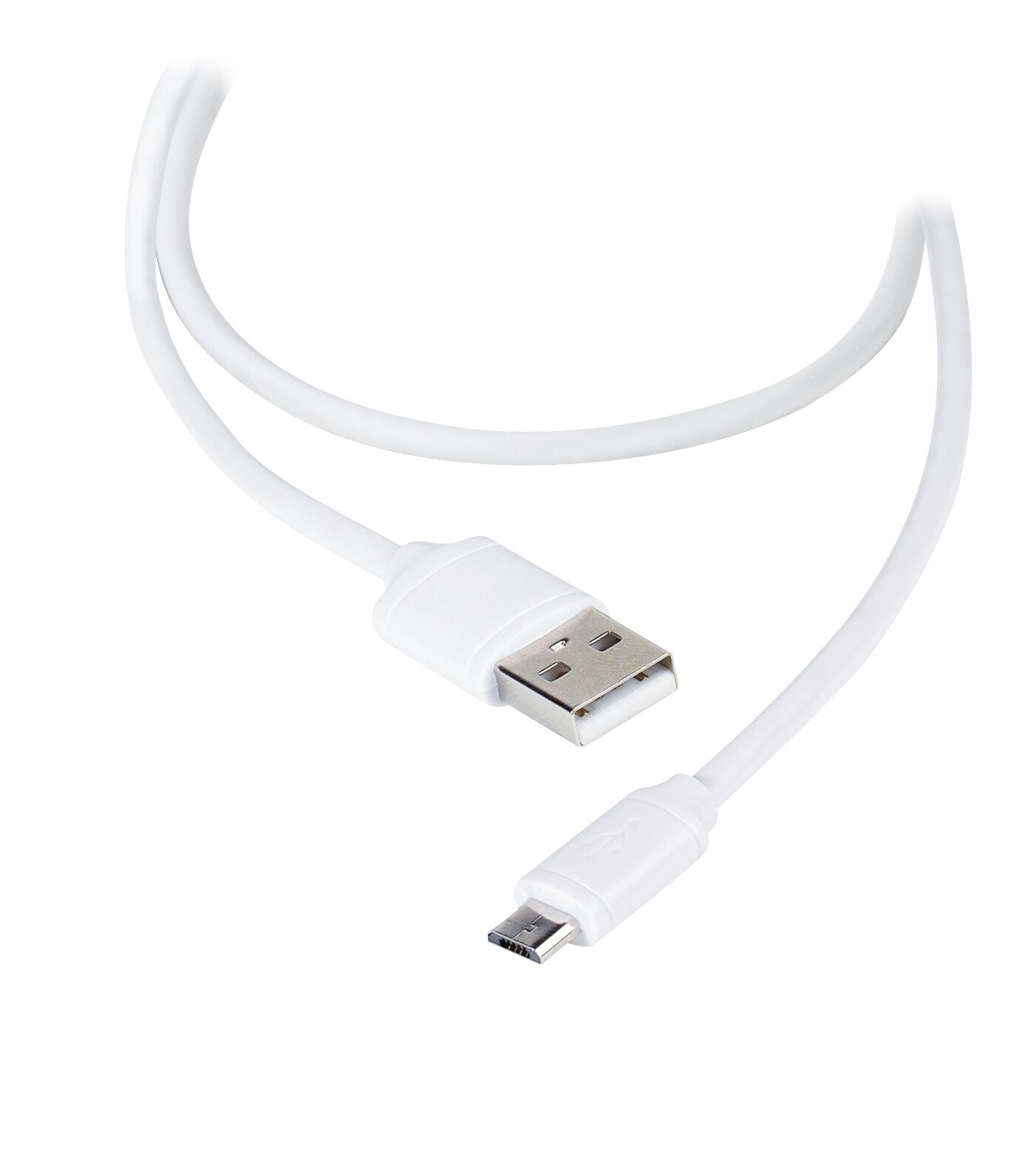 Vivanco Micro-USB Sync-laddkabel 1,2m vit