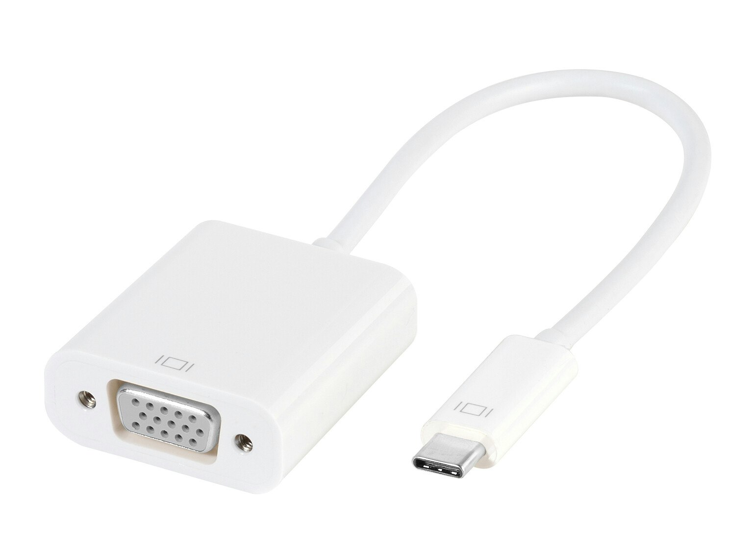 Vivanco Dataadapter USB-C - VGA 0,15m Vit