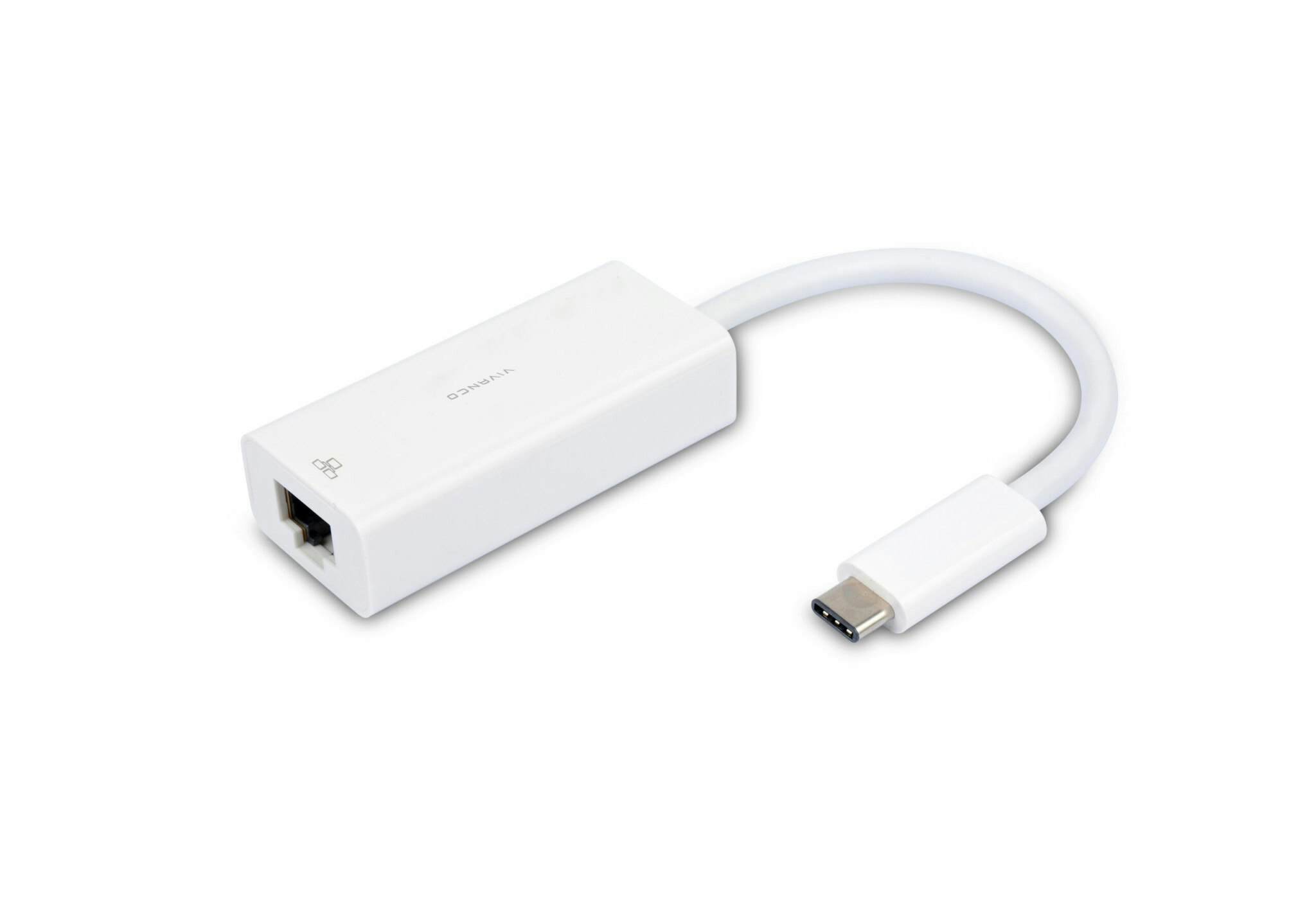 Vivanco USB-C <-> RJ45 1000Mbps network adapter 0,1m White