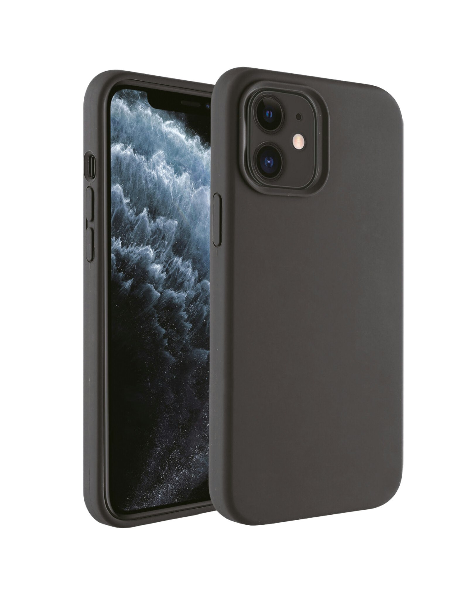 Vivanco Hype Silikonskal iPhone 12 / 12 Pro Svart