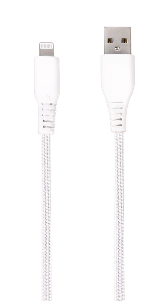 Vivanco Longlife Lightning kabel MFI 1.5m Vit