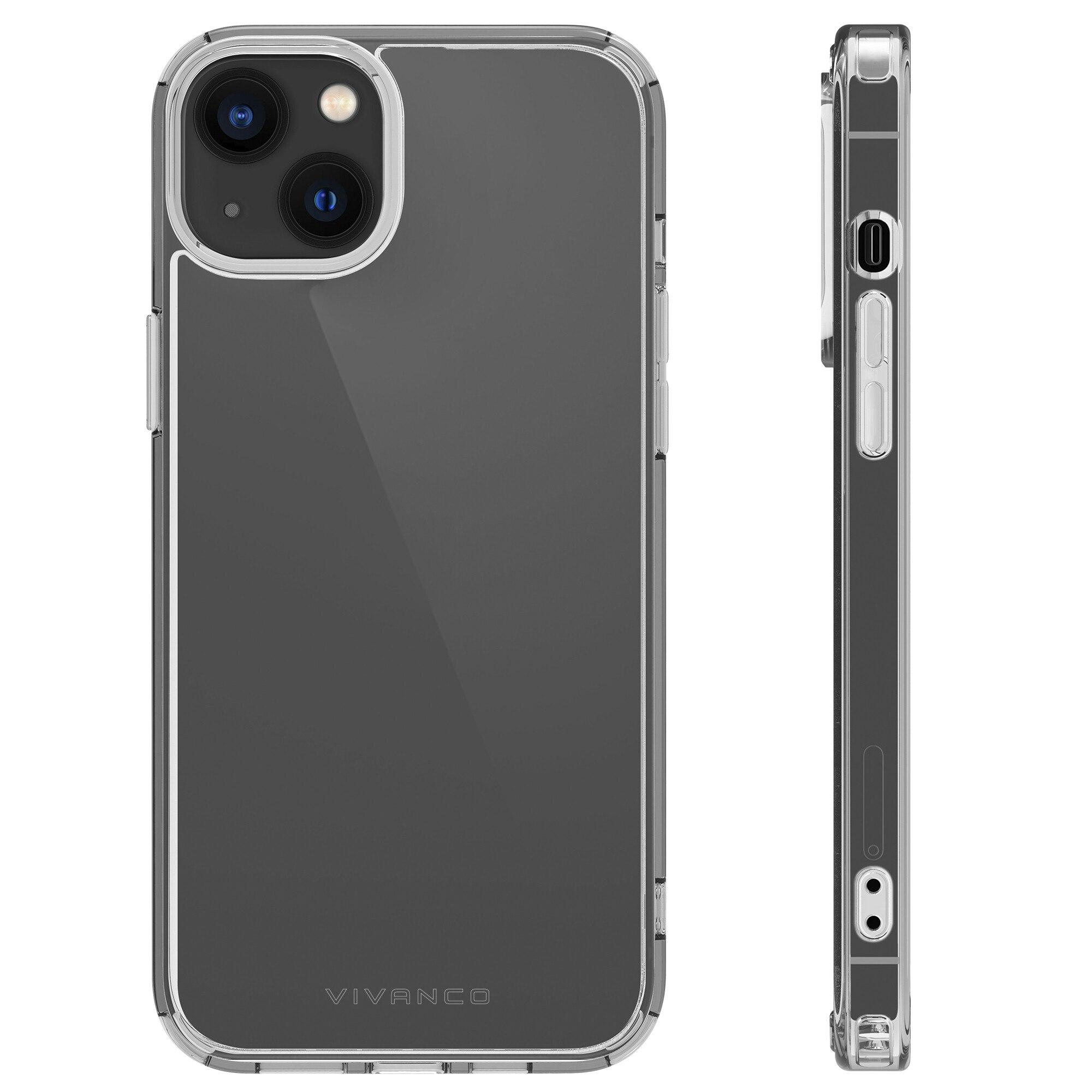 Vivanco Safe & Steady skal iPhone 14/13 Transparent