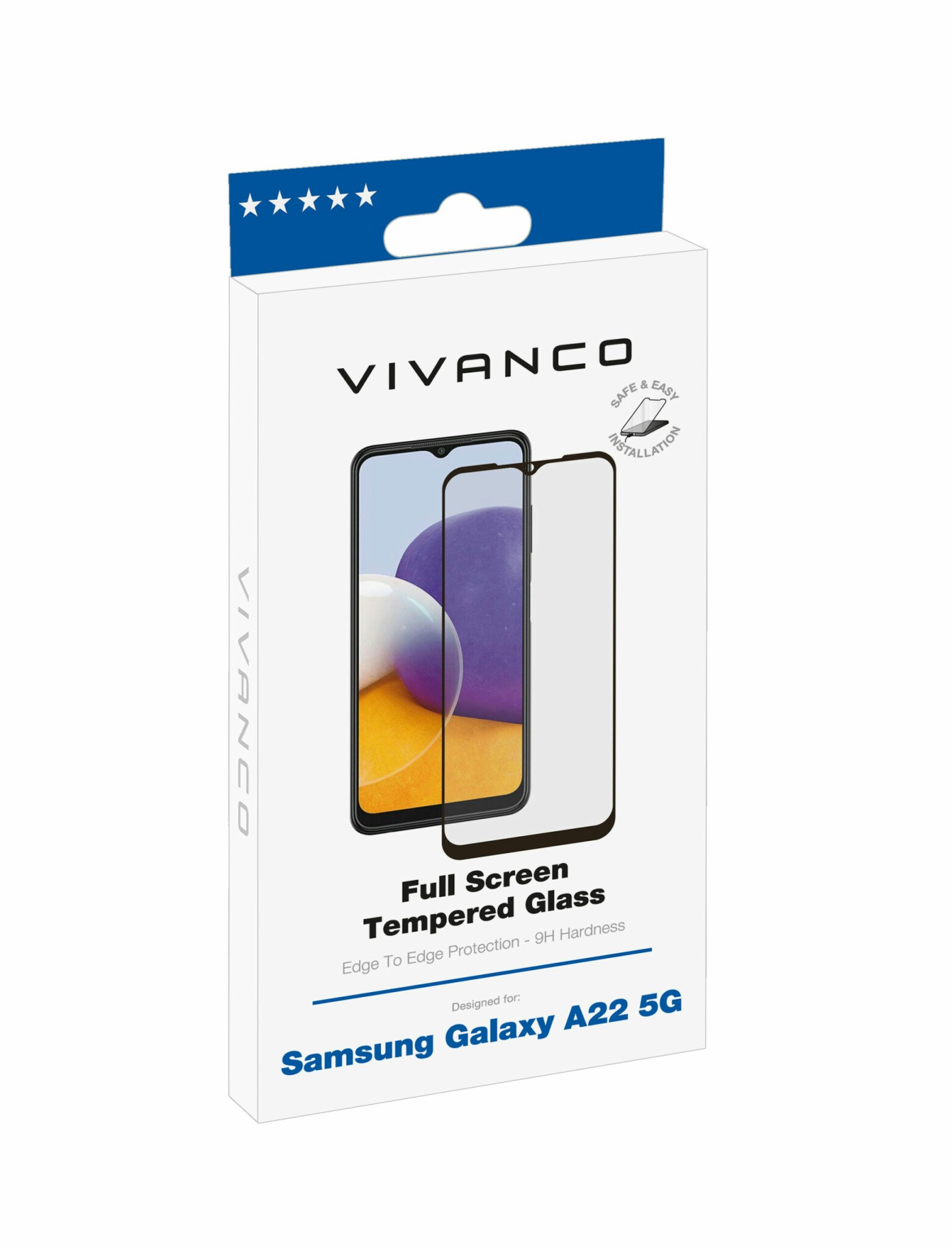 Vivanco Full Screen Skyddsglas 9H Galaxy  A22 5G