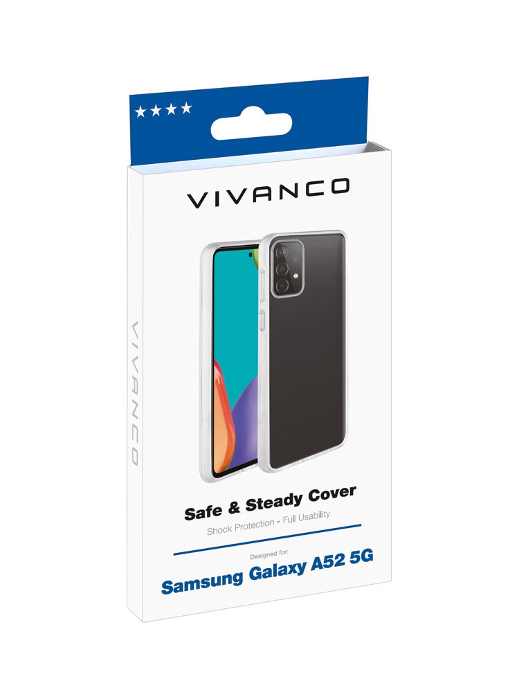 Vivanco Safe & Steady skal Galaxy A52/A52s 5G Transp.