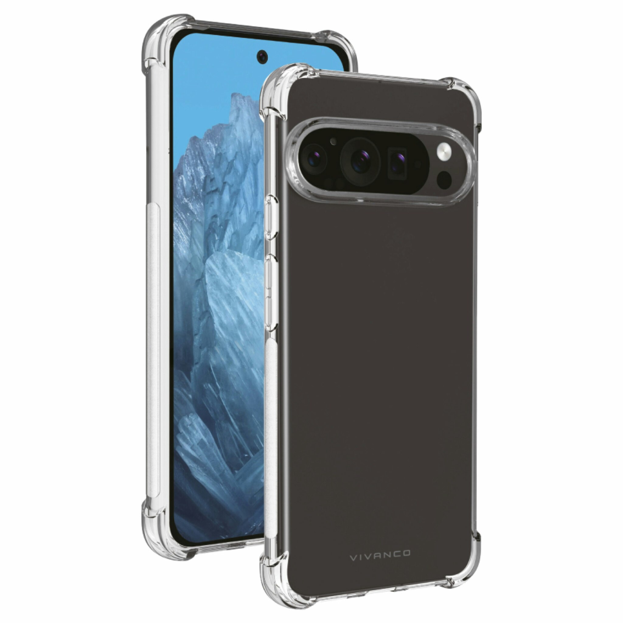 Vivanco Anti-Shock skal Google Pixel 9/9 Pro Transparent