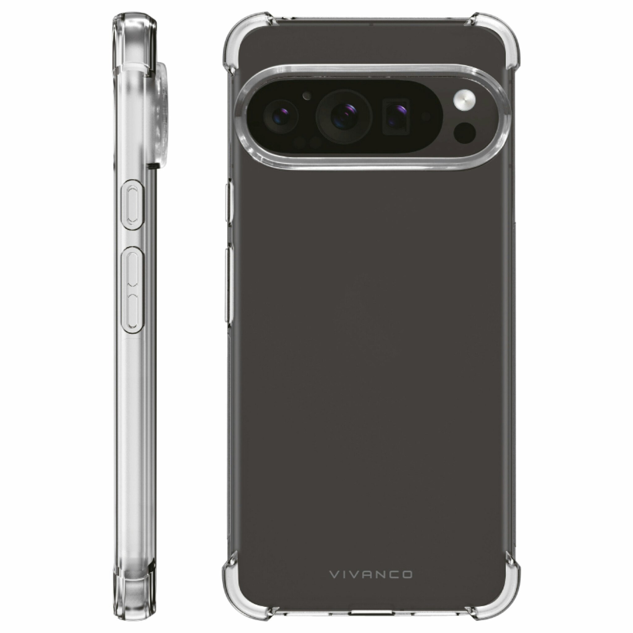Vivanco Anti-Shock skal Google Pixel 9/9 Pro Transparent