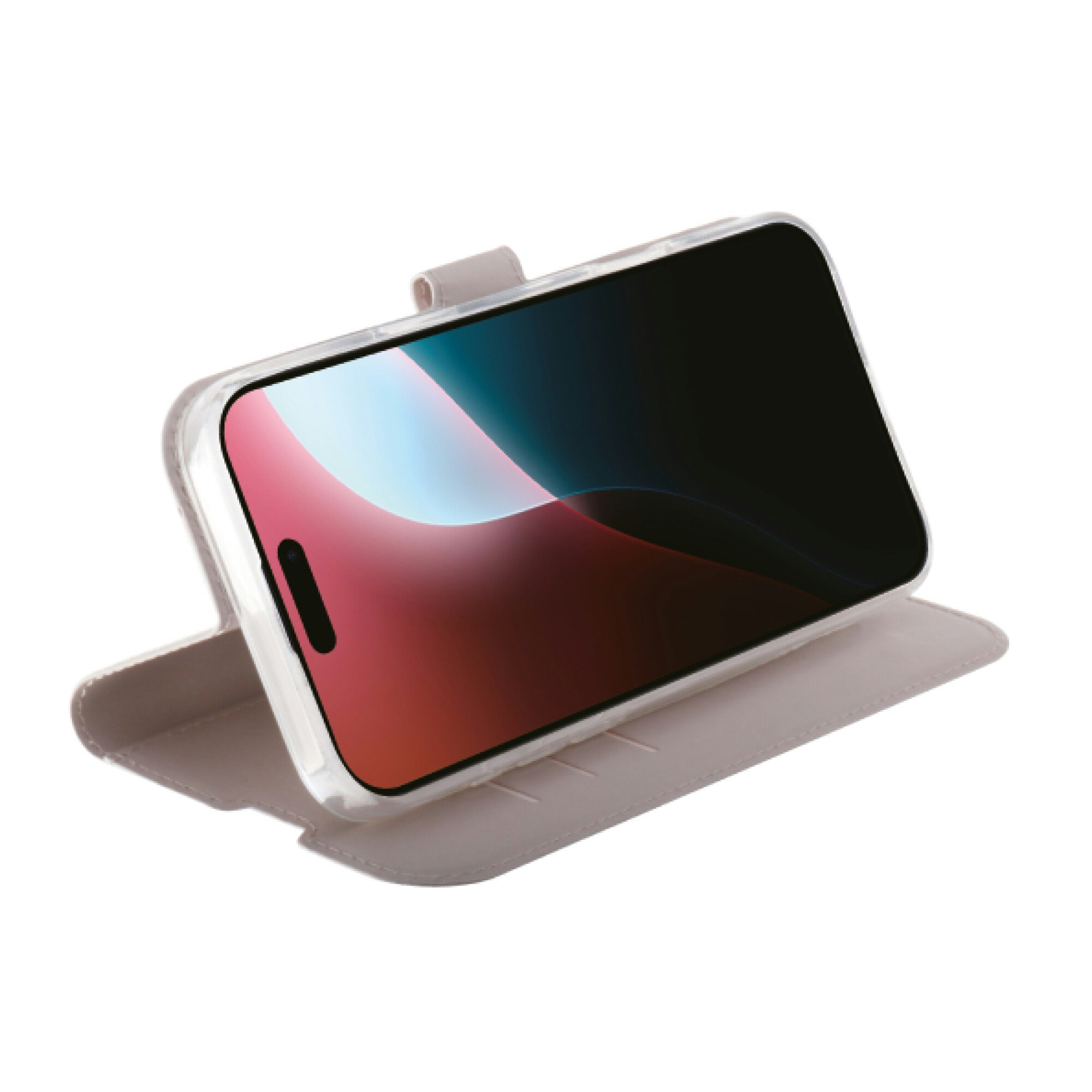 Vivanco Classic Plånboksfodral iPhone 16 Pro Greige