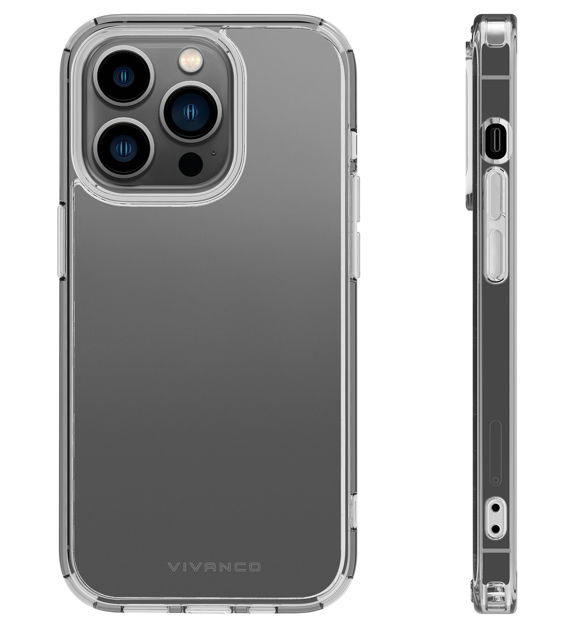 Vivanco Safe & Steady skal iPhone 14 Pro Max Transp.