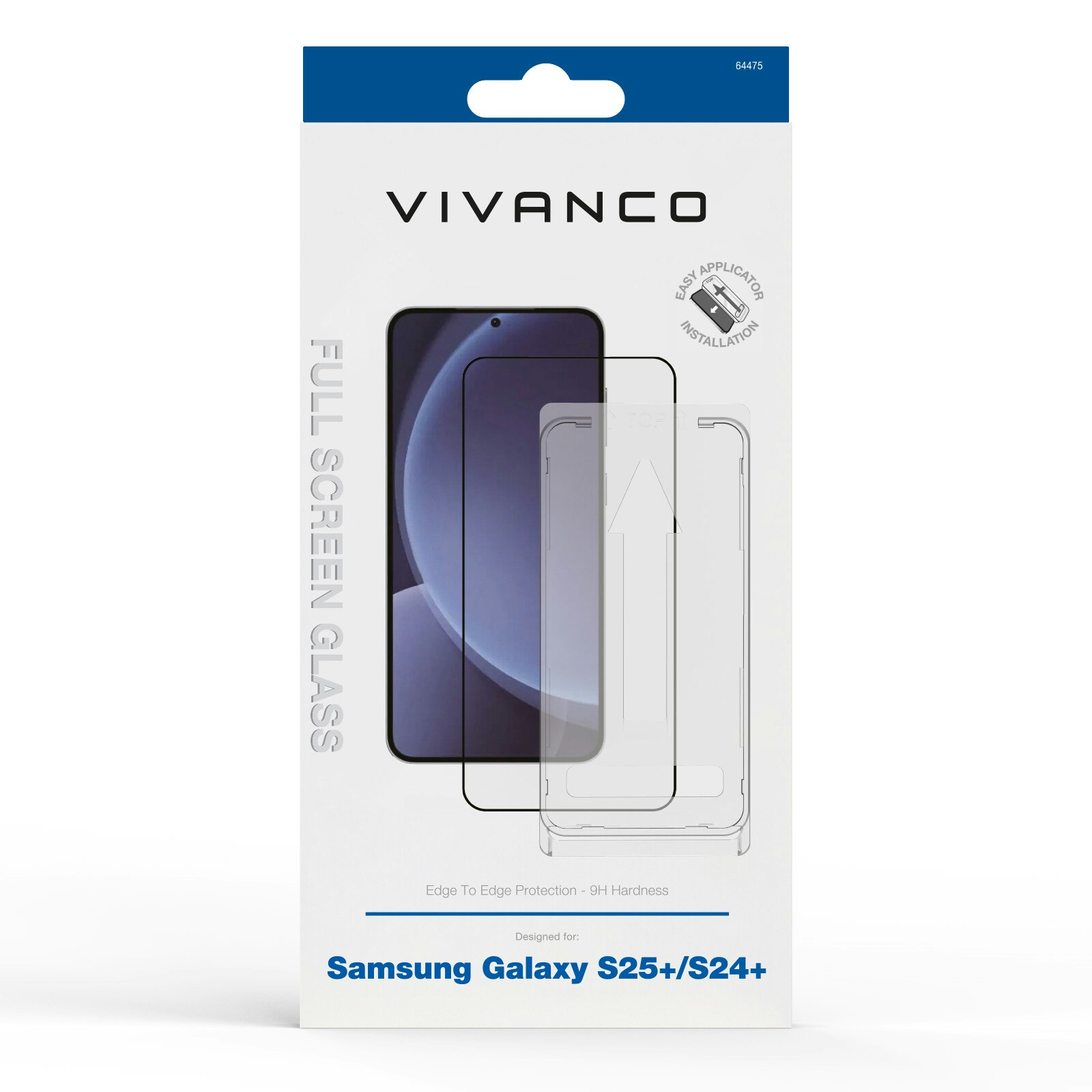 Vivanco Full Screen Skyddsglas 9H Samsung Galaxy S25+/S24+