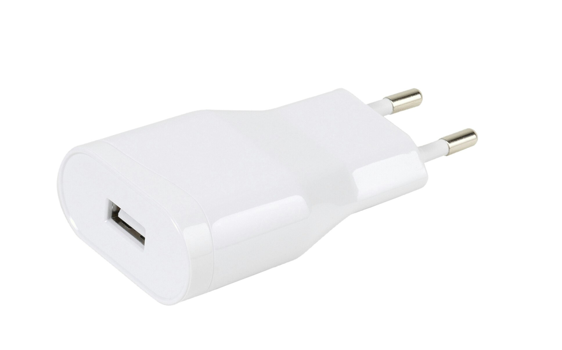 Vivanco USB Hemladdare + lightningkabel 2.4A Vit