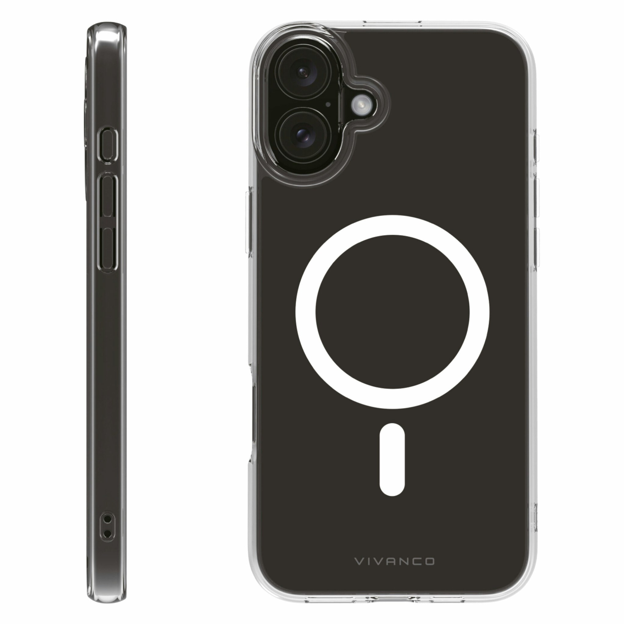 Vivanco Mag Clear skal iPhone 16 Plus Transparent