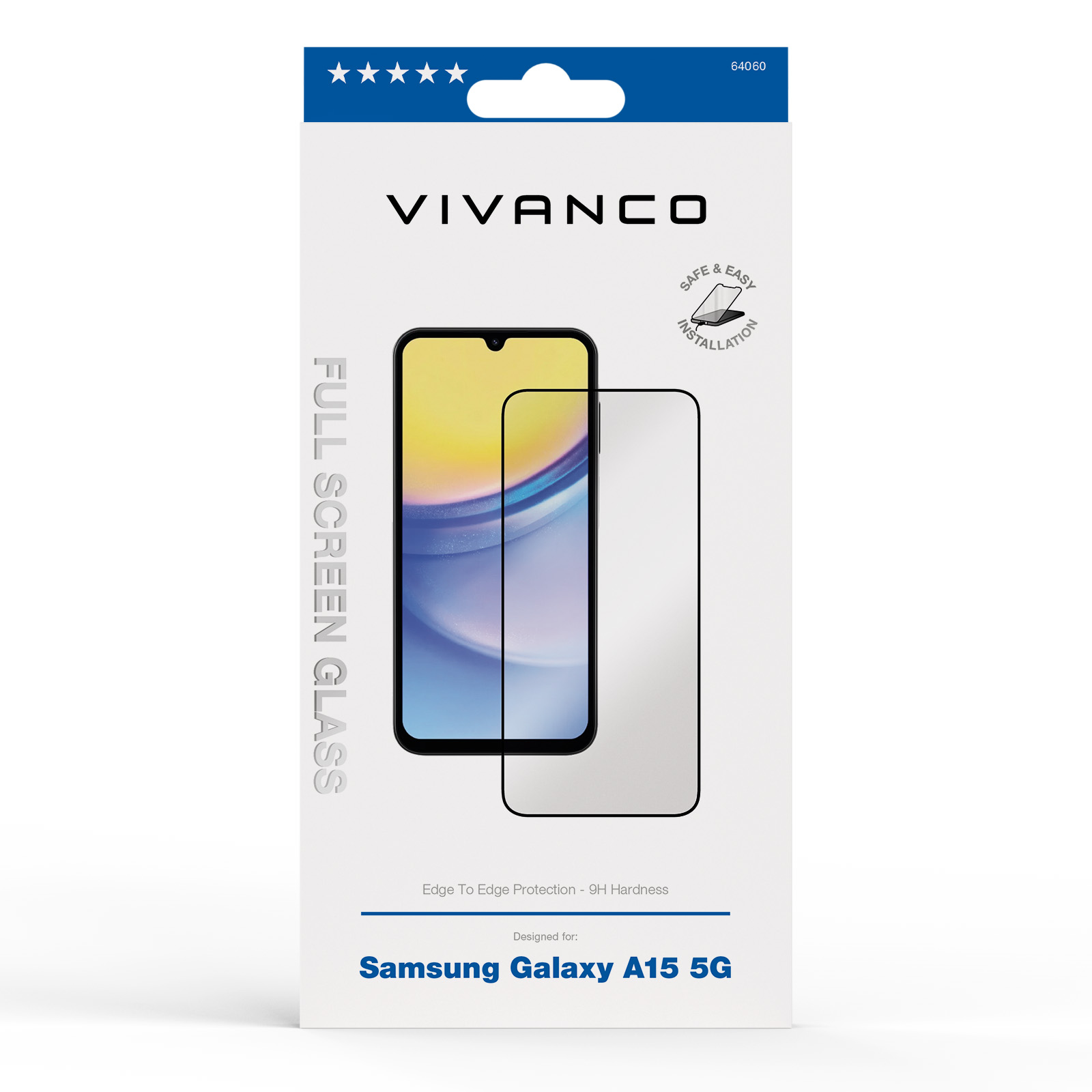 Vivanco Full Screen Skyddsglas 9H Galaxy A15 5G/4G