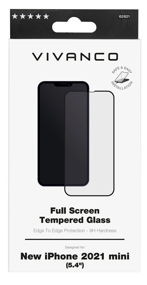 Vivanco Full Screen Skyddsglas 9H iPhone 13 mini