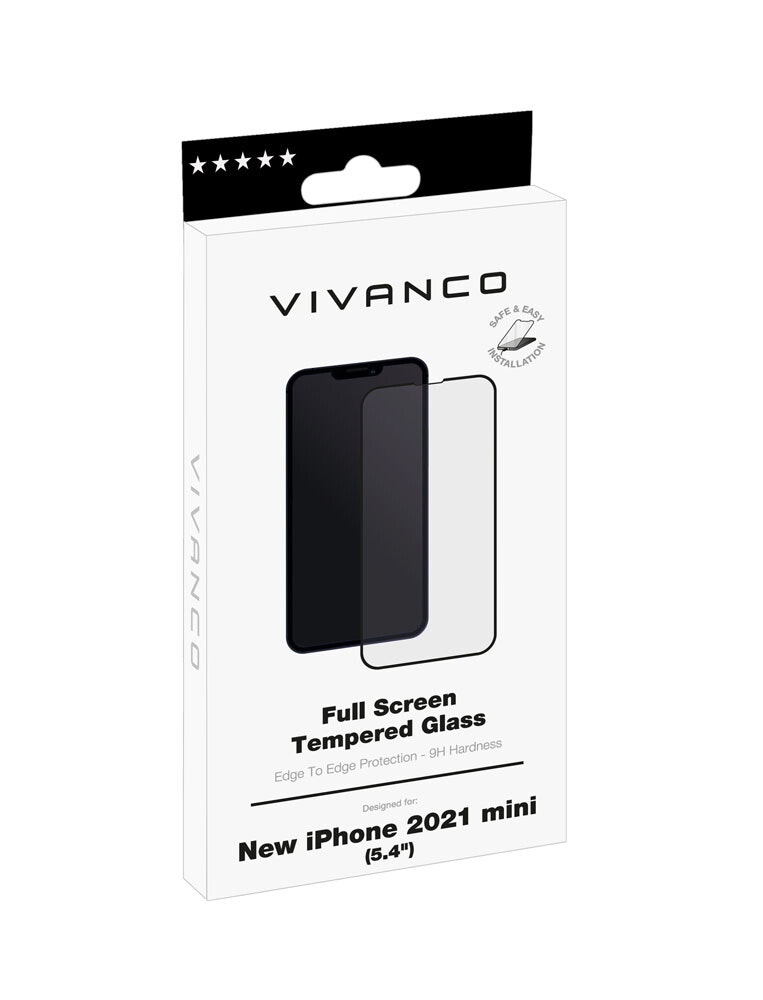 Vivanco Full Screen Skyddsglas 9H iPhone 13 mini