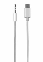 Vivanco Ljudadapterkabel USB-C till 3.5mm 1m Vit